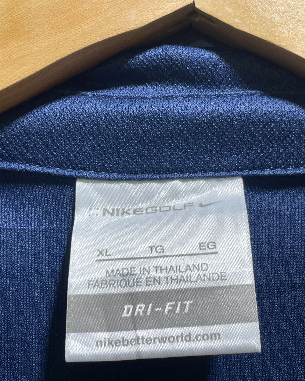 Nike Blue Sport Polo T Shirt For Women XL | ThriftHub.pk