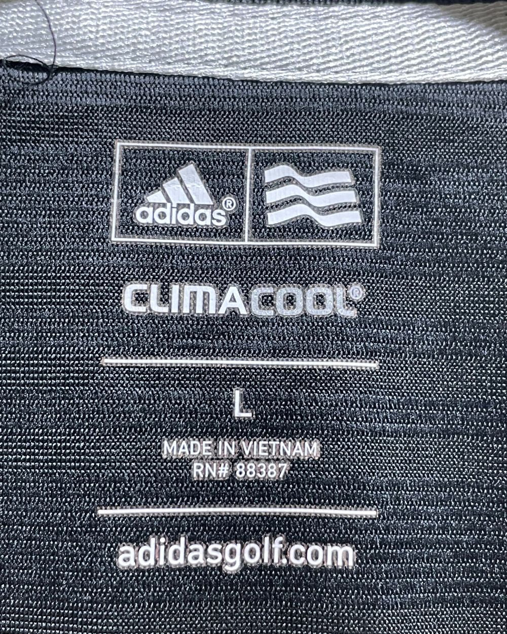 Adidas Black Sport Polo T Shirt For Women L | ThriftHub.pk