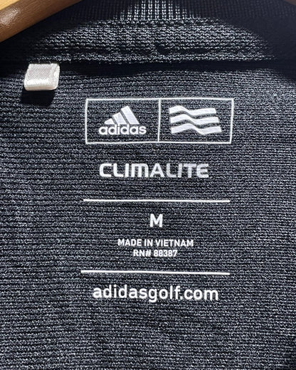 Adidas Black Sport Polo T Shirt For Women Medium | ThriftHub.pk