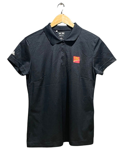 Adidas Black Sport Polo T Shirt For Women Medium | ThriftHub.pk