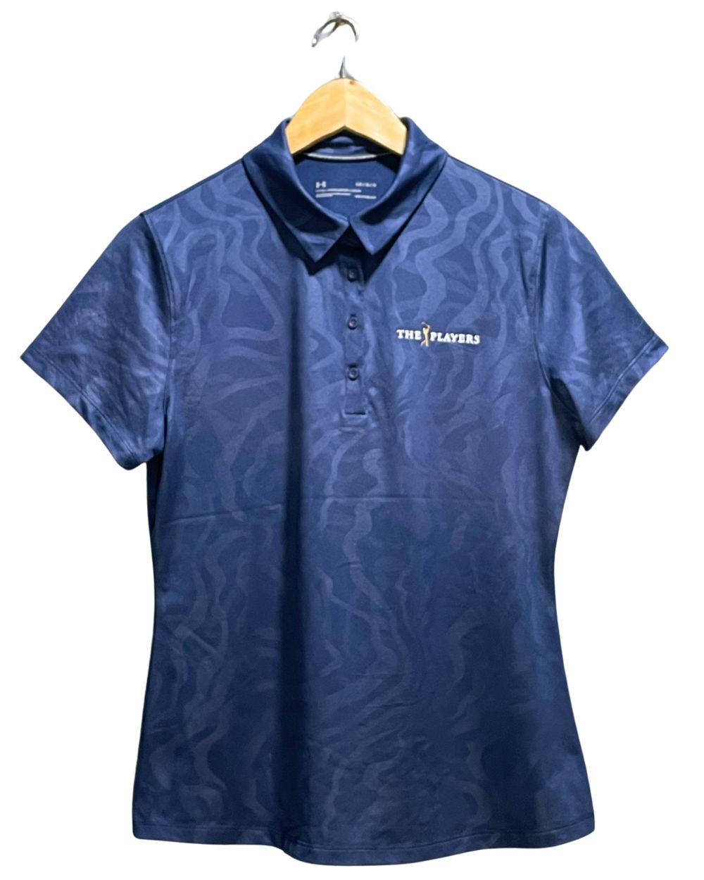 Under Armour Blue Sport Polo T Shirt For Women L | ThriftHub.pk