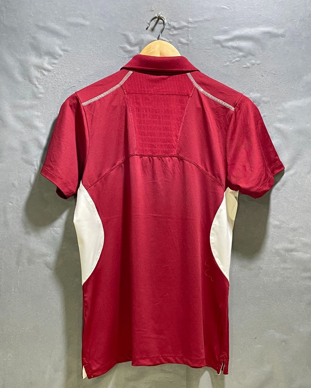 Russell Maroon Sport Polo T Shirt For Women M | ThriftHub.pk