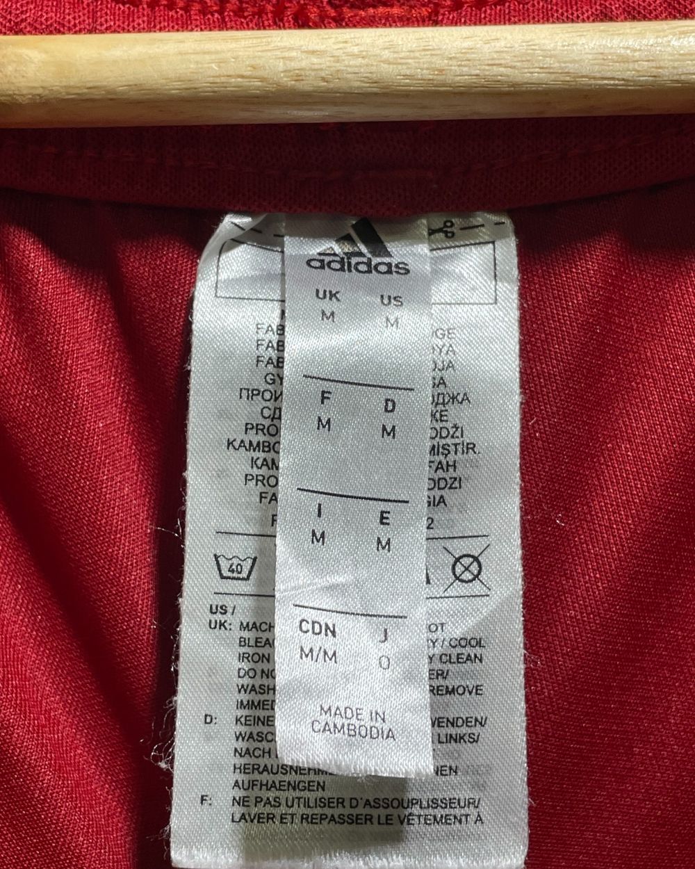 Adidas Red Sport Short For Women M | ThriftHub.pk