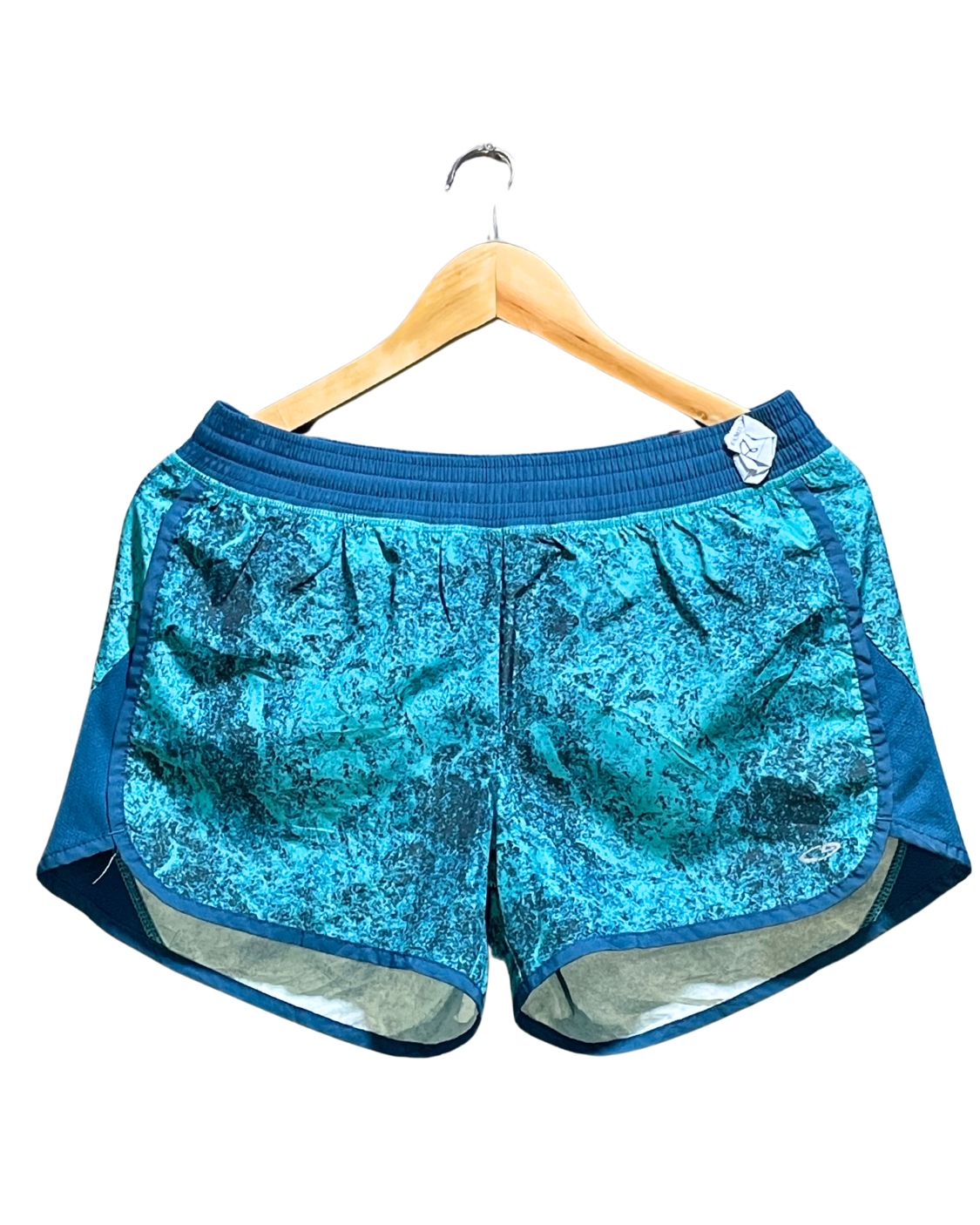Champion Blue Parachute Short For Women M | ThriftHub.pk