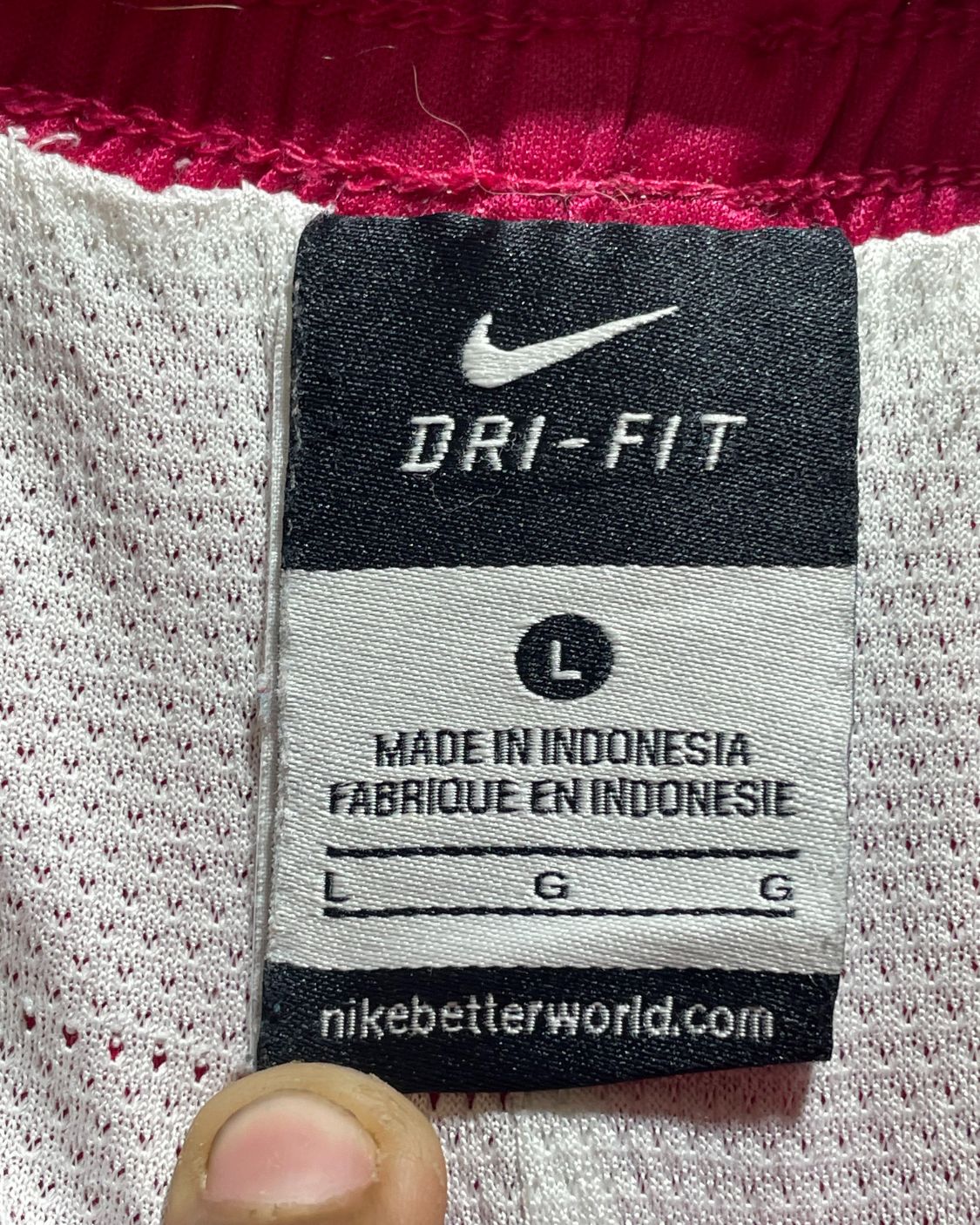 Nike Pink Sport Short For Women L | ThriftHub.pk