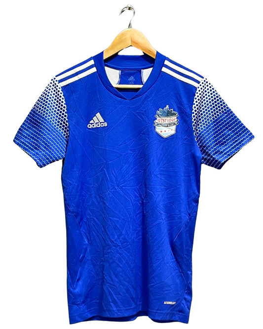 Adidas Blue Cotton T Shirt For Women XS | ThriftHub.pk