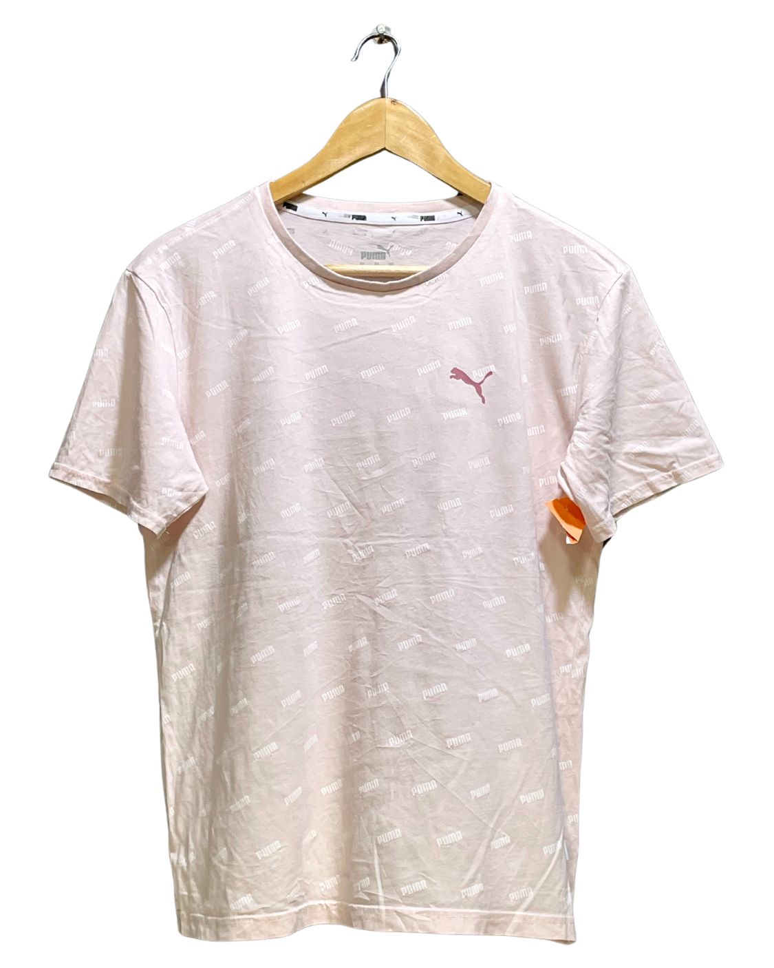 Puma Pink Cotton T Shirt For Women S | ThriftHub.pk