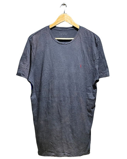 Allsaints Gray Cotton T Shirt For Women XL | ThriftHub.pk