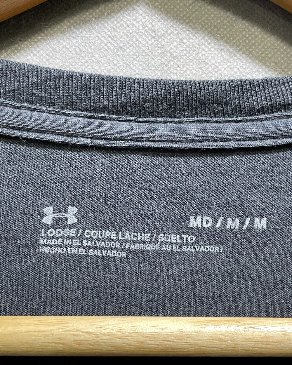 Under Armour Black Cotton T Shirt For Women M | ThriftHub.pk