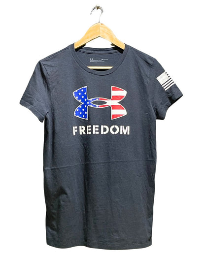 Under Armour Black Cotton T Shirt For Women M | ThriftHub.pk