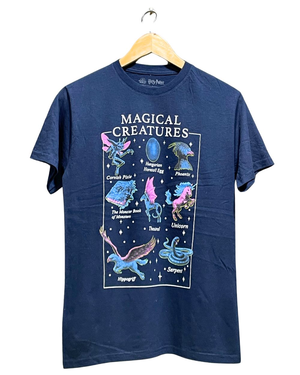 Harry Potter Blue Cotton T Shirt For Women S | ThriftHub.pk