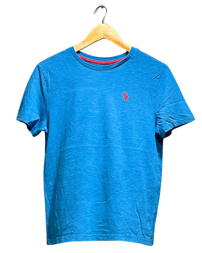 Polo U.S. Assn Blue Cotton T Shirt For Women XL | ThriftHub.pk