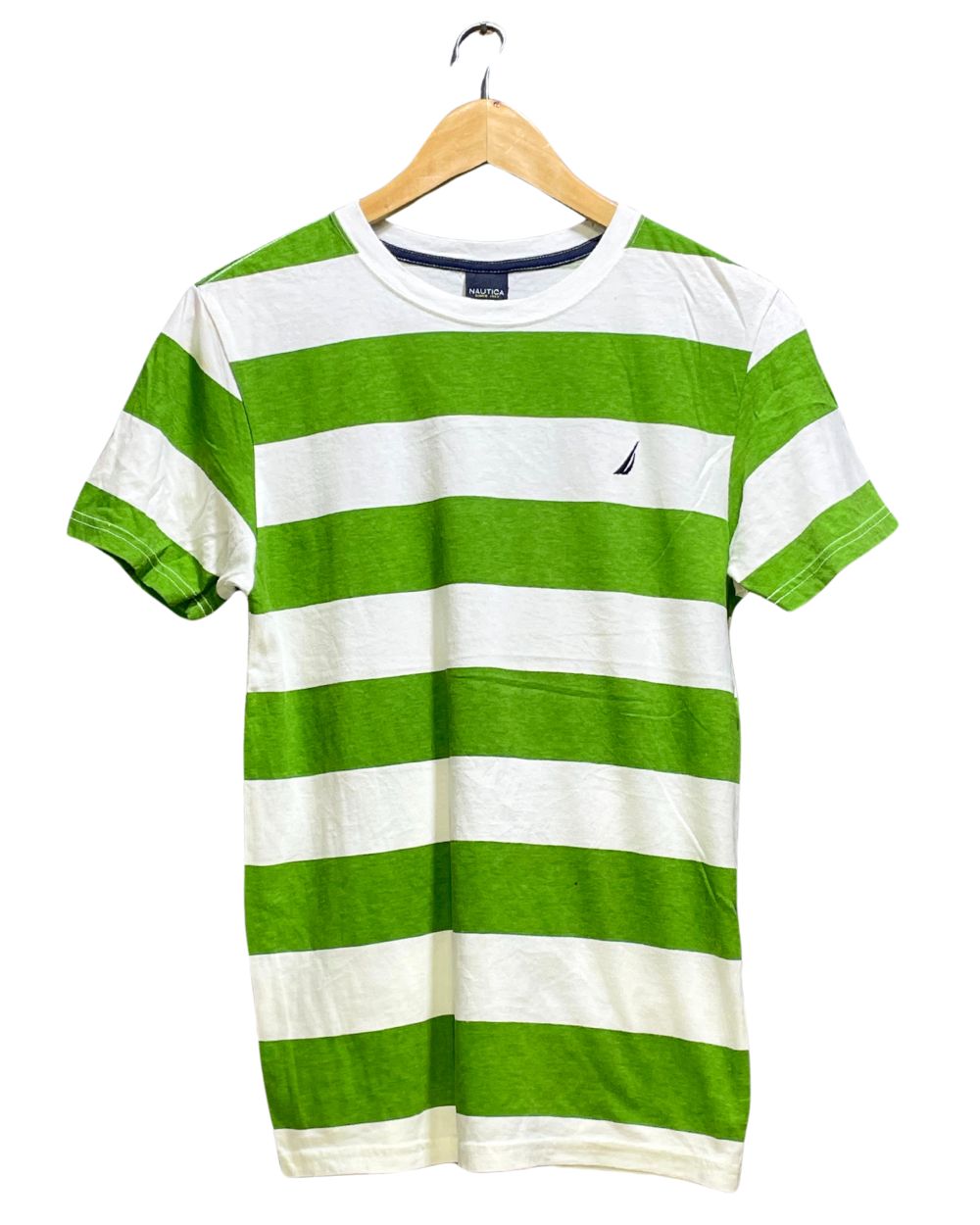 Nautica Green Cotton T Shirt For Women L | ThriftHub.pk