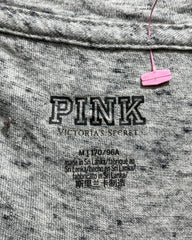 Pink Gray Cotton T Shirt For Women M | ThriftHub.pk