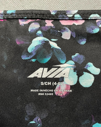 Avia Black Sport Gym Tights For Women L | ThriftHub.pk