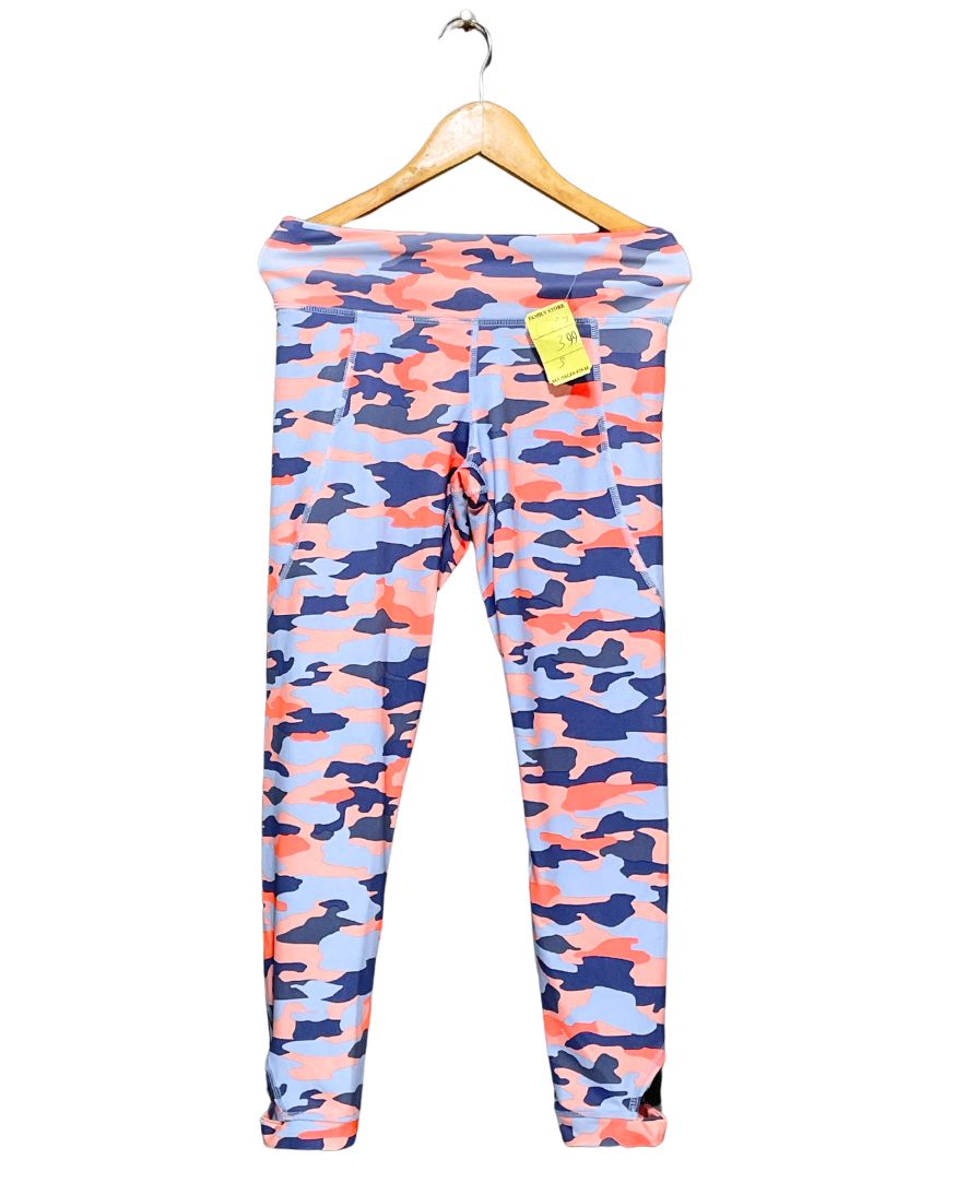 Old Navy Camouflage Sport Gym Tights For Girls 12 Years | ThriftHub.pk