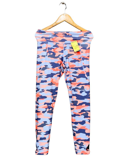 Old Navy Camouflage Sport Gym Tights For Girls 12 Years | ThriftHub.pk