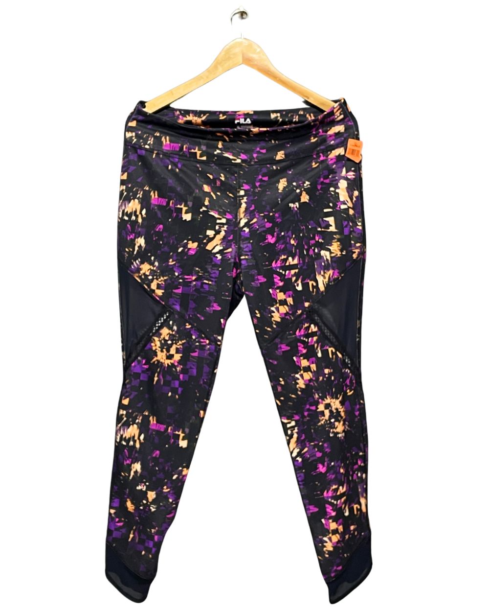 Fila Purple Sport Gym Tights For Girls XL | ThriftHub.pk