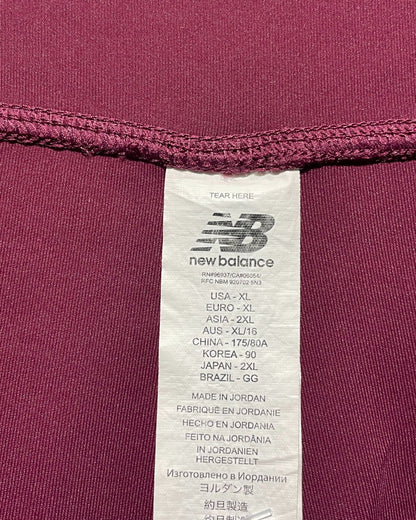 New Balance Maroon Sport Gym Tights For Girls XXL | ThriftHub.pk