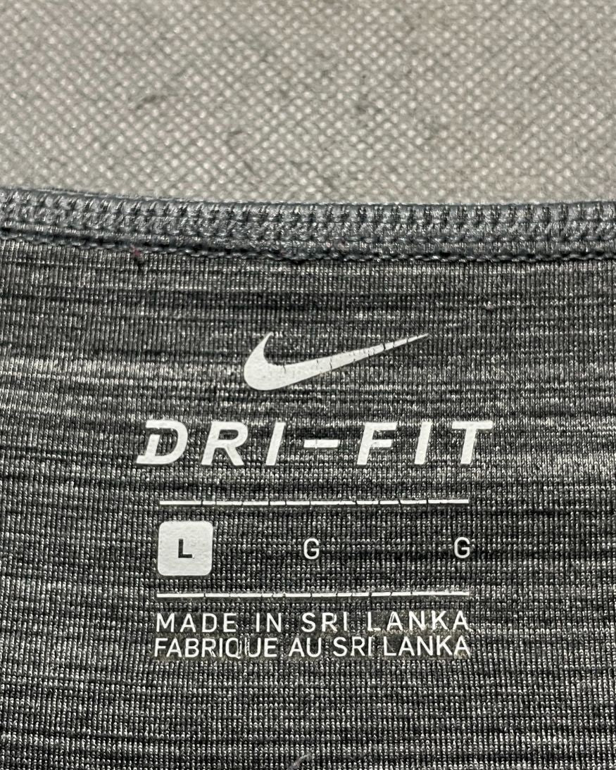 Nike Gray Sport Gym Tights For Girls L | ThriftHub.pk