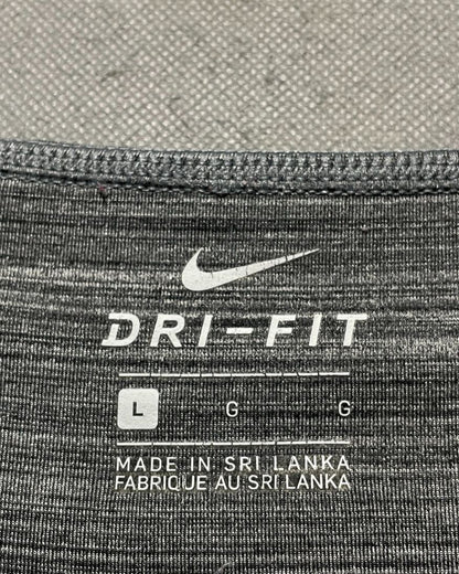 Nike Gray Sport Gym Tights For Girls L | ThriftHub.pk