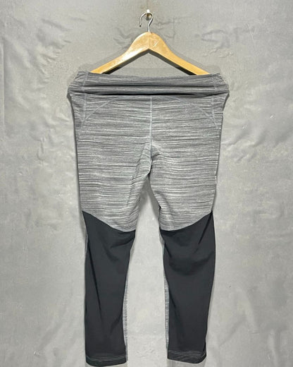 Nike Gray Sport Gym Tights For Girls L | ThriftHub.pk