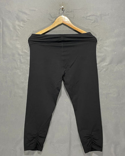 Calvin Klein Black Sport Gym Tights For Girls L | ThriftHub.pk