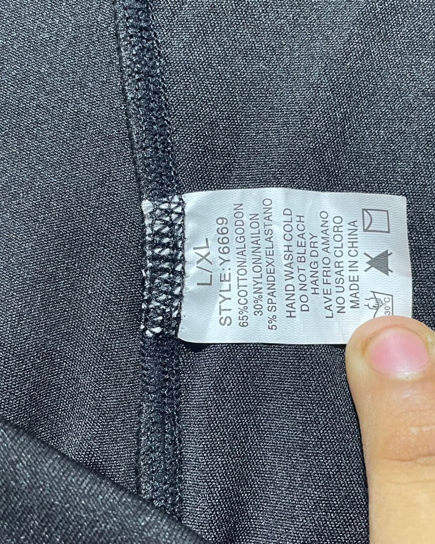 Champion Black Sport Gym Tights For Girls L | ThriftHub.pk