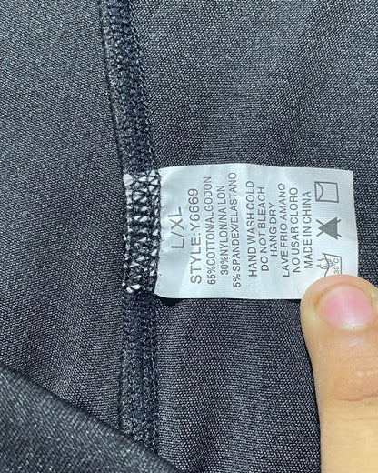 Champion Black Sport Gym Tights For Girls L | ThriftHub.pk