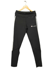 Champion Black Sport Gym Tights For Girls L | ThriftHub.pk
