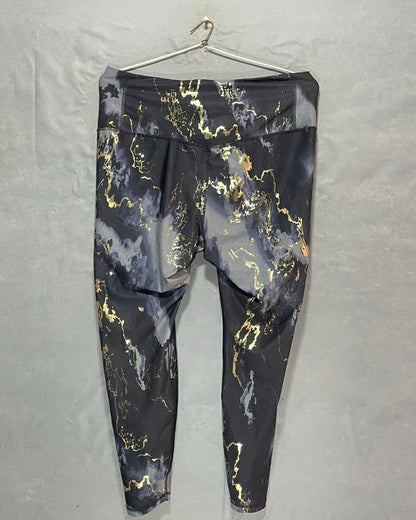 Old Navy Black Sport Gym Tights For Girls 3X Large | ThriftHub.pk