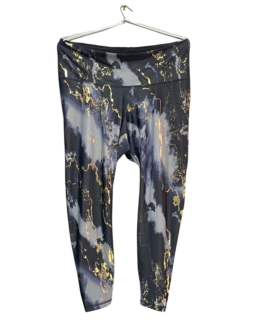 Old Navy Black Sport Gym Tights For Girls 3X Large | ThriftHub.pk