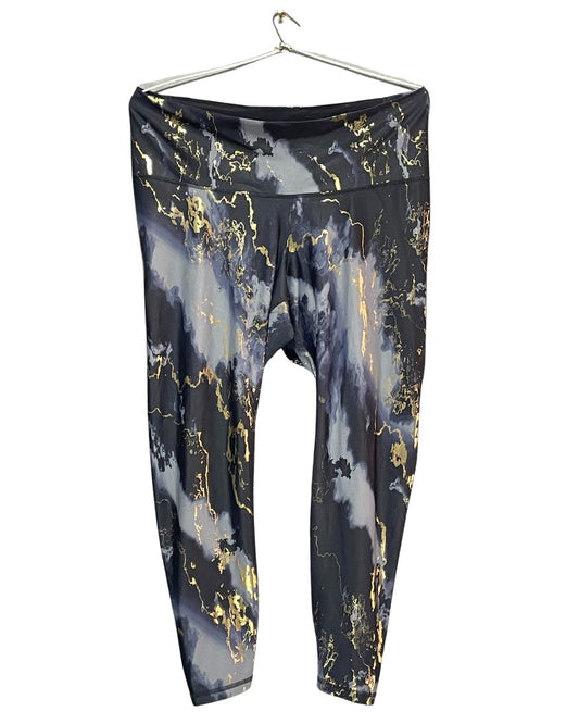 Old Navy Black Sport Gym Tights For Girls 3X Large | ThriftHub.pk