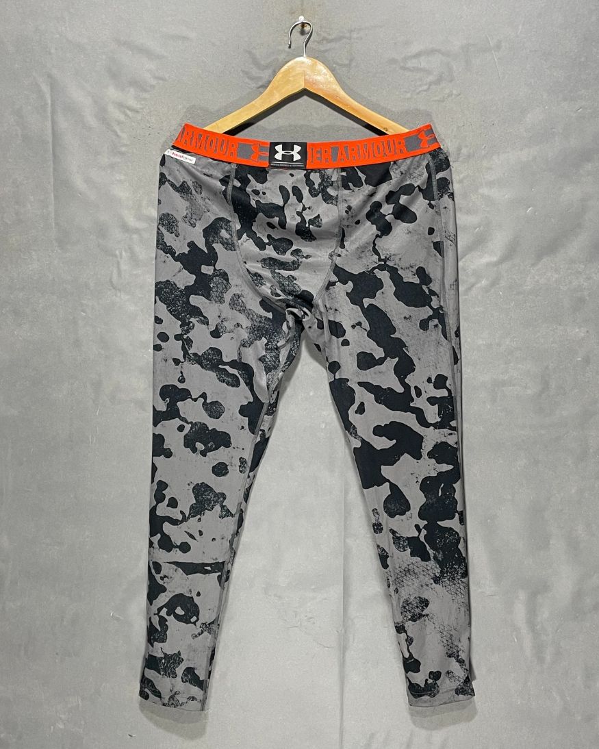 Under Armour Gray Sport Gym Tights For Girls XL | ThriftHub.pk