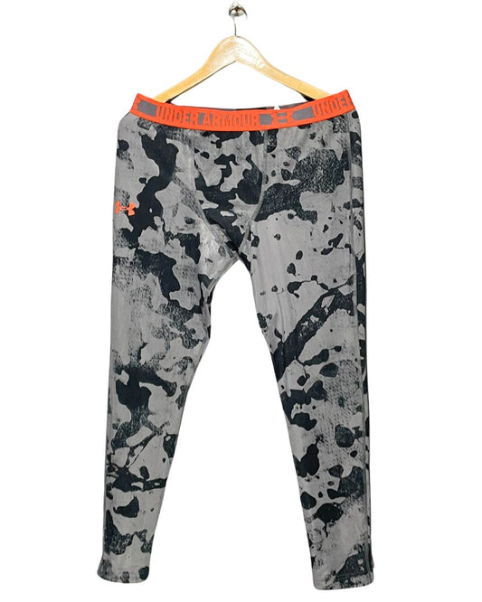 Under Armour Gray Sport Gym Tights For Girls XL | ThriftHub.pk