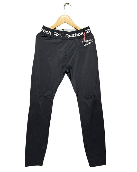 Reebok Black Sport Gym Tights For Girls L | ThriftHub.pk