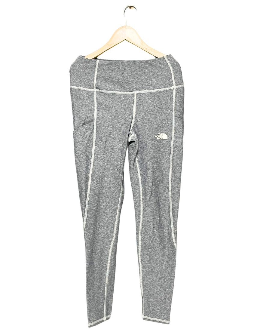 The North Face Gray Sport Gym Tights For Girls L | ThriftHub.pk