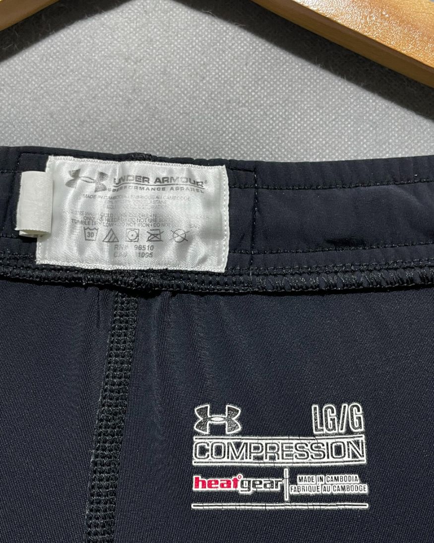 Under Armour Black Sport Gym Tights For Girls L | ThriftHub.pk