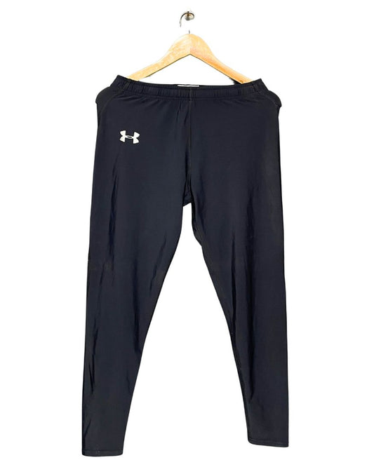 Under Armour Black Sport Gym Tights For Girls L | ThriftHub.pk