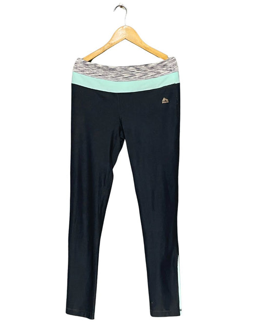 RBX Black Sport Gym Tights For Girls L | ThriftHub.pk