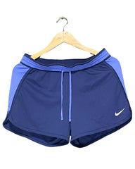 Nike Blue Sport Short For Women L | ThriftHub.pk