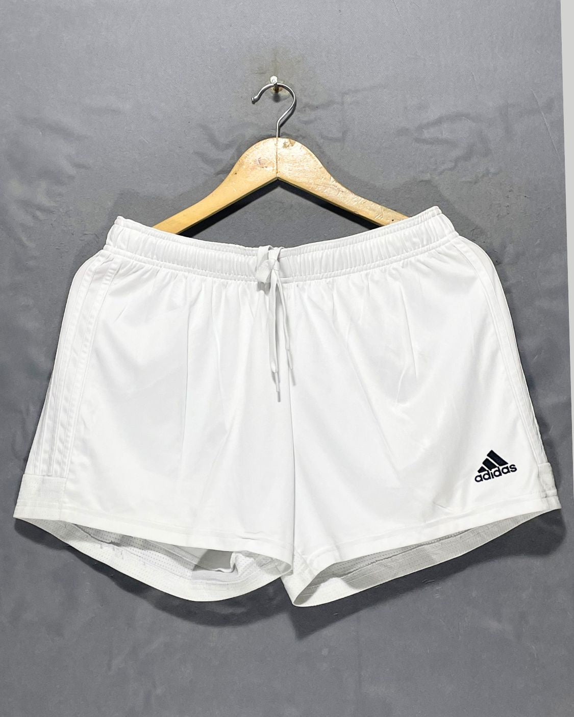Adidas White Sport Short For Women L | ThriftHub.pk