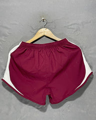 Nike Maroon Sport Short For Women M | ThriftHub.pk