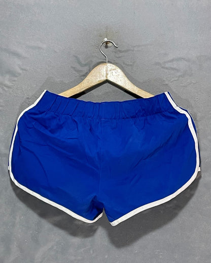 Adidas Blue Parachute Short For Women L | ThriftHub.pk