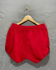 Adidas Red Sport Short For Women L | ThriftHub.pk