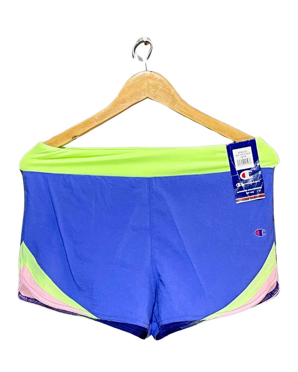 Champion Blue Parachute Short For Women L | ThriftHub.pk