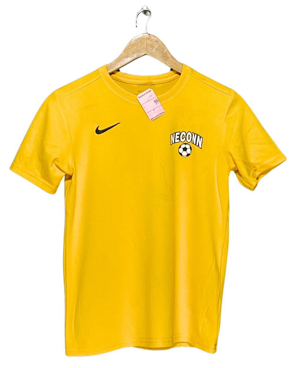 Nike Yellow Sport T Shirt For Women L | ThriftHub.pk