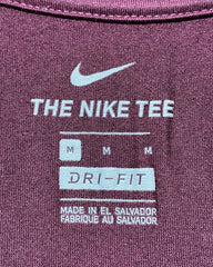 Nike Maroon Sport T Shirt For Women M | ThriftHub.pk