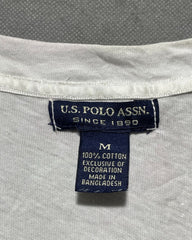 Polo U.S. Assn White Sport T Shirt For Women M | ThriftHub.pk