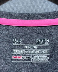 Under Armour Gray Sport T Shirt For Women M | ThriftHub.pk